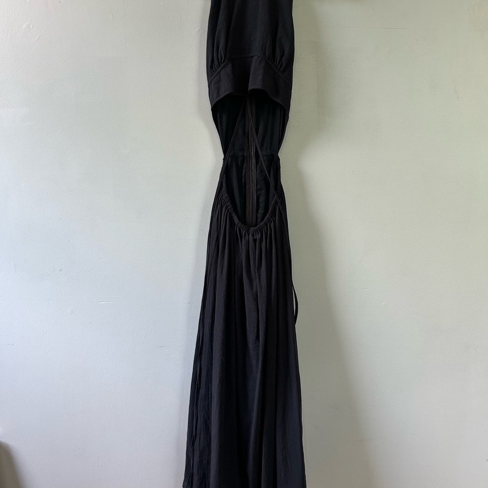 By Together Black Halter Midi Gown